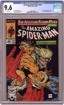 Buy Amazing Spider-Man #324 CGC 9.6 1989 4022433008 • 61.74£