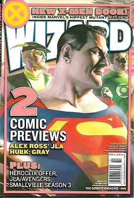Buy Wizard #144 Comics Magazine / Alex Ross Justice League Cover / Oct 2003 / V/g • 6.95£