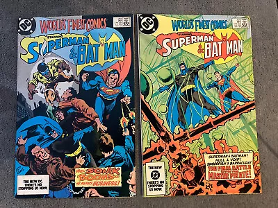 Buy WORLD'S FINEST COMICS Batman/Superman Lot Of 2: #307 #310 Vintage 1984 • 9.59£