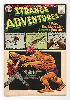 Buy Strange Adventures #180 GD/VG 3.0 1965 1st App. And Origin Animal Man • 143.22£