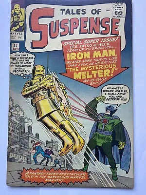 Buy TALES OF SUSPENSE #47 Iron Man Marvel Silver Age 1963 Low / Fa/GD UK Price • 49.95£