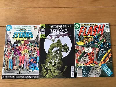 Buy New Teen Titans Drug Awareness, Justice League Dark #4, The Flash #261 • 2£