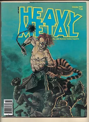 Buy Heavy Metal Magazine VF  (October 1977) Corben And Wrightston! Horror, Sci Fi! • 20.49£