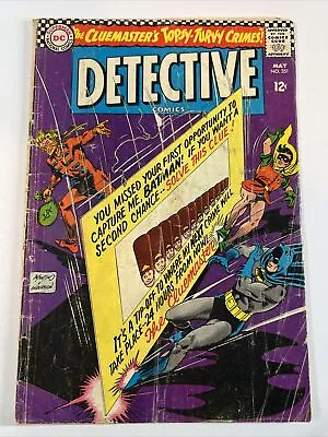 Buy Detective Comics #351 (1966) 1st Cluemaster ~ Batman | DC Comics • 6.30£