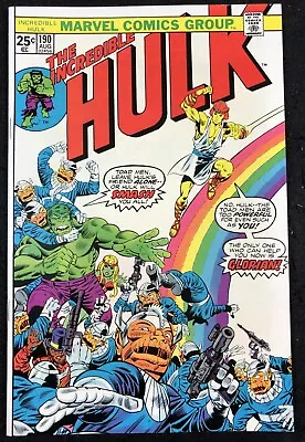 Buy Incredible Hulk (1968) #190 NM (9.4) 1st App Glorian Shaper Of Worlds App • 39.71£