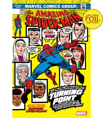 Buy [foil] Amazing Spider-man #121 Facsimile Edition Unknown Comics John Romita Excl • 34.55£