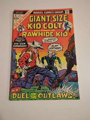 Buy Giant-Size Kid Colt #1 Guest Starring The Rawhide Kid Marvel Comics 1975 VF  • 14.29£