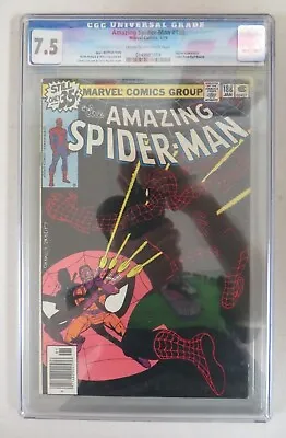 Buy Amazing Spider-Man #188 (1979) CGC 7.5 Marv Wolfman Jigsaw App Marvel Comics • 59.38£