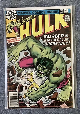 Buy The Incredible Hulk #228 (1978) F/VF 1st Appearance Of Moonstone • 23.72£