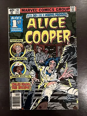 Buy Marvel Premiere 50 F+ 1979 Marvel 1st Alice Cooper Newsstand • 31.22£