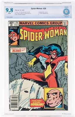 Buy Spider-Woman #26 CBCS 9.8 NEWSSTAND 1980 JOHN BYRNE Bronze Age Man Cameo  Cgc • 194.44£