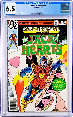 Buy Marvel Premiere #44 CGC 6.5 (Oct 1978) Jack Of Hearts, Bill Mantlo Story • 30.93£