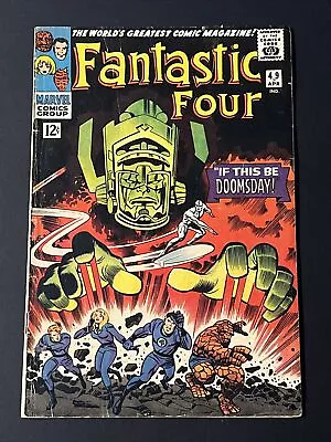 Buy Fantastic Four #49 VG 1966 1st Galactus 1st Silver Surfer Cover Marvel Comics • 401.74£
