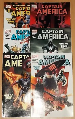 Buy CAPTAIN AMERICA Vol 5 #1,2,3,4,5,6 Nm Out Of Time 1st WINTER SOLDIER Marvel 2005 • 25£