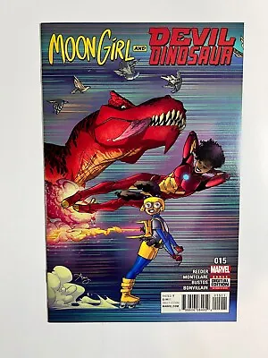 Buy Moon Girl And Devil Dinosaur # 15 Marvel Comics 2017 Ironheart 1st Meeting NM • 6.72£