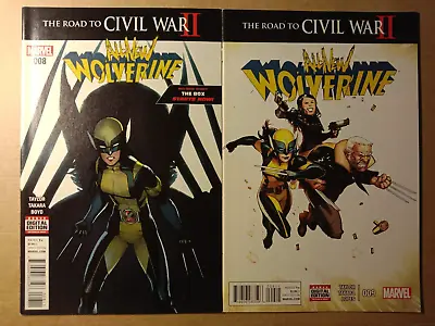 Buy All-New Wolverine # 8 # 9 . The Road To Civil War II Marvel Comics 2016 • 6.99£