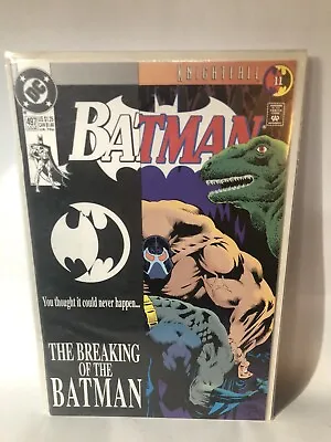 Buy Batman #497 DC Comics 1993 - Knightfall KEY 🔑 Breaking Of Batman Bane NM+ • 19.99£