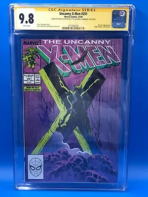 Buy Uncanny X-Men #251 - Marvel - CGC SS 9.8 - Signed By Chris Claremont, Silvestri • 536.16£