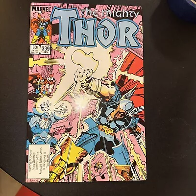 Buy THOR #339 1st APP. Of STORMBREAKER 1984 Marvel ++ Excellent Condition (10 Avail) • 8£