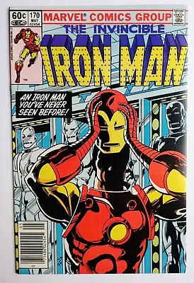 Buy Iron Man #170 Newsstand High Grade 1st Appearance James Rhodes As Iron Man 9.8!! • 100.53£