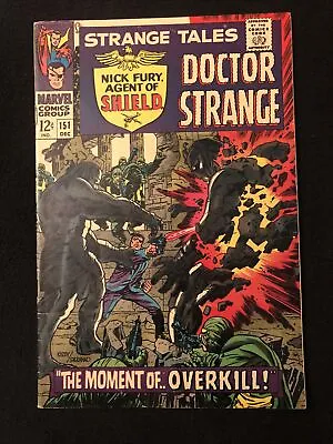 Buy Strange Tales 151 6.0 6.5 1966 Doctor Strange 1st Marvel Steranko Jack Kirby Vw • 32.12£