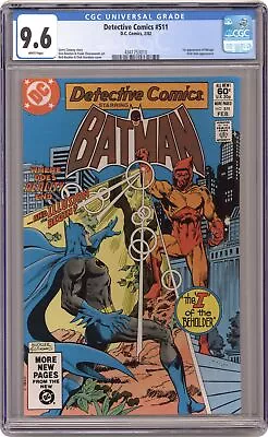 Buy Detective Comics #511 CGC 9.6 1982 4341753010 • 119.88£
