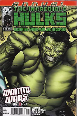 Buy INCREDIBLE HULK ANNUAL 2011 - 1st App Of GHOST-SPIDER - Back Issue (S) • 14.99£
