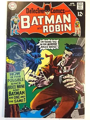 Buy Detective Comics #386 W/ Batman & Robin Dc Comics April 1969 F+ 6.5 Ross Andru-a • 17.39£