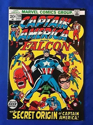 Buy Captain America #155 FN/VFN (7.0) MARVEL ( Vol 1 1972) (C) • 29£
