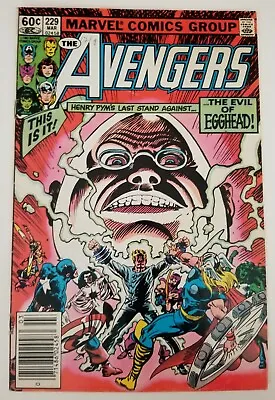 Buy Avengers #229 (Marvel Comics, 1982) Henry Pym Vs Egghead, She-Hulk, Thor, Wasp • 1.98£