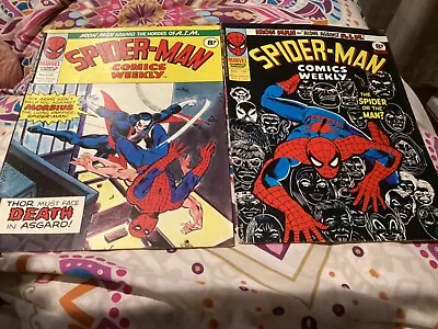 Buy SPIDER-MAN COMICS WEEKLY BRITISH EDITIONS. 1st APPEARANCE MORBIUS. 1975. • 8.99£