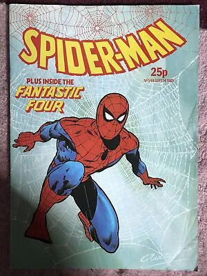 Buy Very Rare Spider-Man Comic No 549 14th Sept 1983 WITH AMAZING POSTER • 25.99£