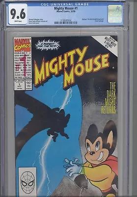 Buy Mighty Mouse #1 CGC 9.6 1988 Batman The Dark Knight Returns Cover Swipe:New Case • 47.79£