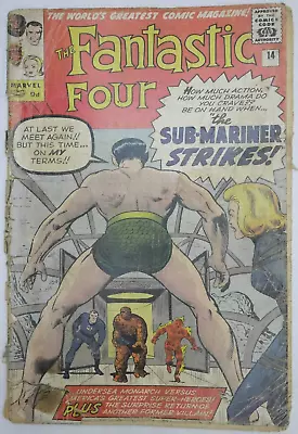 Buy Fantastic Four #14  Sub-Mariner Marvel Comics (1963) • 112.46£
