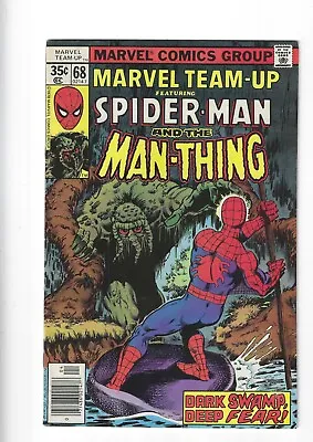 Buy MARVEL TEAM-UP #68 1978 1st Appearance Of D'Spayre! MAN-THING APPEARANCE • 6.33£