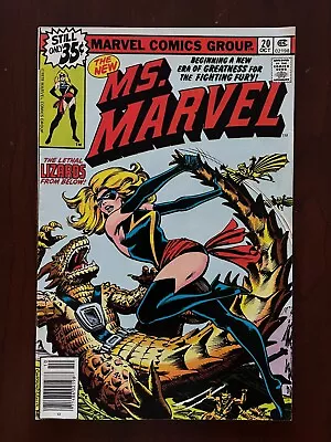 Buy Ms. Marvel #20 (Marvel Comics 1978) 1st New Costume Captain Marvel 8.0 VF • 27.18£