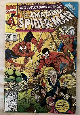 Buy The Amazing Spider-Man No #343 Marvel Comics (1991) 1st Series Powerless Mint/NM • 7.64£