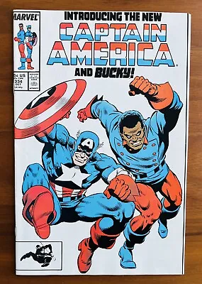 Buy Captain America #334 VF+  Lemar Hoskins (Bucky), Taskmaster • 7.90£