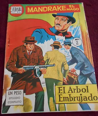 Buy 60s MANDRAKE Comic #2 MAGICIAN Defenders Earth LOTHAR EDAR Foreign VINTAGE Rare • 7.20£