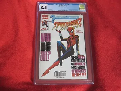 Buy WHAT IF...? 105 SPIDER-MAN 1st App MAY MAYDAY PARKER SPIDER-GIRL CGC 8.5 • 225£