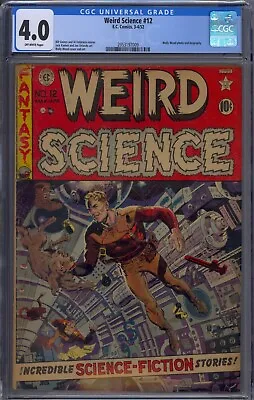 Buy Weird Science #12 Cgc 4.0 Wally Wood Pre-code Horror • 317.73£