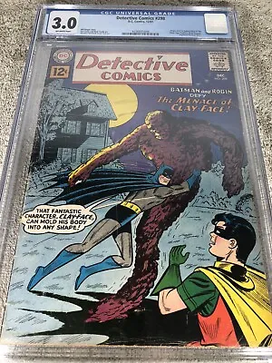 Buy Batman Detective Comics 298 CGC 3.0 Origin 1st Silver Age Clayface 12/1961 • 522.77£