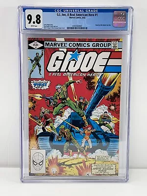 Buy G.I. Joe A Real American Hero #1 CGC 9.8 1982 • 816.74£