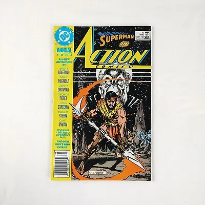 Buy Action Comics Annual #2 Newsstand 1st Eradicator Appearance (1989 DC Comics) • 4.79£
