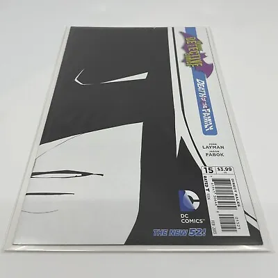 Buy Batman Detective Comics 15 DC 2013 1:25 Greg Capullo Sketch Variant The New 52 • 19.95£