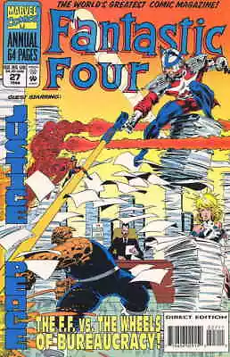Buy Fantastic Four (Vol. 1) Annual #27 FN; Marvel | Time Variance Authority Justice • 6.31£