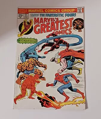 Buy Marvel's Greatest Comics #55 Starring The Fantastic Four Midgrade • 4.79£
