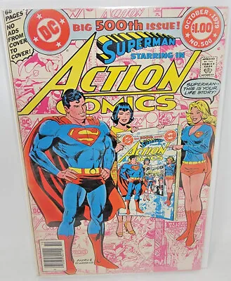 Buy Action Comics #500 Superman Origin Retold *1979* Newsstand 7.0 • 6.93£
