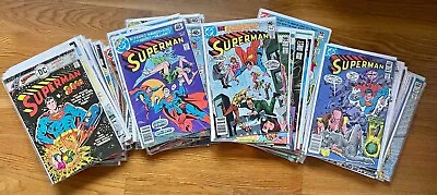 Buy SUPERMAN #300-389 HUGE BRONZE AGE RUN Lot Collection DC Comics 73 Issues! VG+/F+ • 551.33£