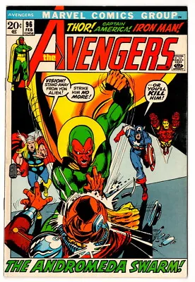 Buy The Avengers #96,Guest-starring Captain Marvel, February .1972 HIGHER GRADE • 94.53£